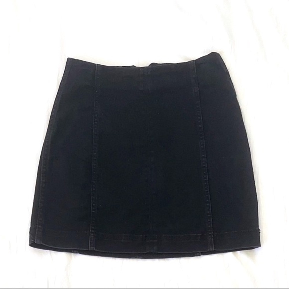 Black wild fable jean skirt size 0
